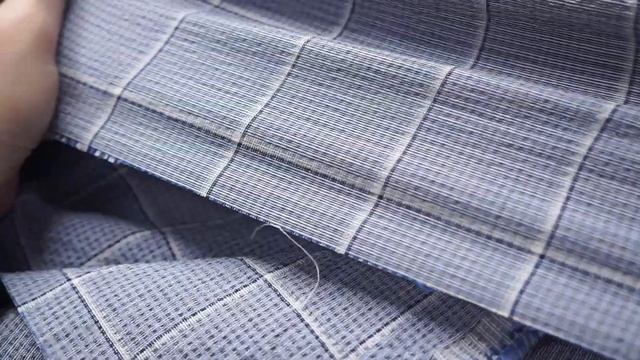 Шерсть с шелком сирсакер клетка голубая 0423-14 смотреть онлайн