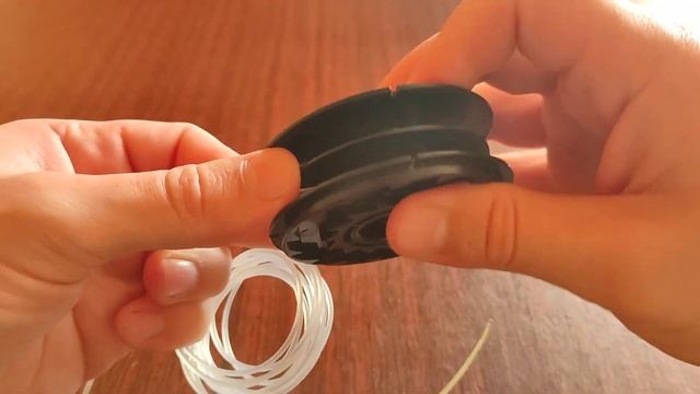 Замена лески. Huter GET-600. Катушка с белым кольцом. смотреть онлайн