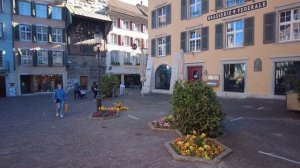 Walks in the Old City. 4K. Solothurn