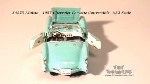 34275 Maisto 1957 Chevrolet Corvette Convertible 132 Scale Diecast Wholesale