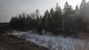 ЭП2Д-0052, маршрут: Шаховская - Москва / Train EP2D-0052, route: Shakhovskaya - Moscow