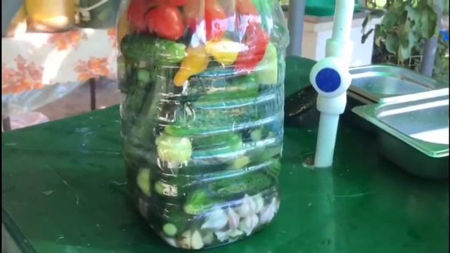 Как засолить овощи в пластиковой пятилитровой бутылке смотреть онлайн