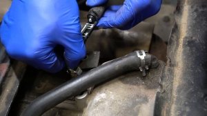 How to properly remove and replace a distributor in an engine by marking it for an easy repair.