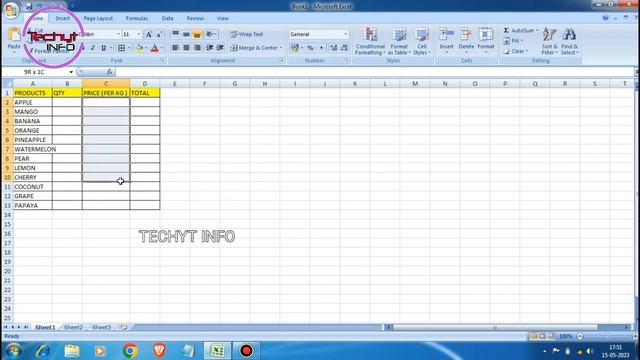 Formula to add 10 Kg, 20 Kg, 15 Kg in Excel |add RS in  Excel Custom Number Format in hindi