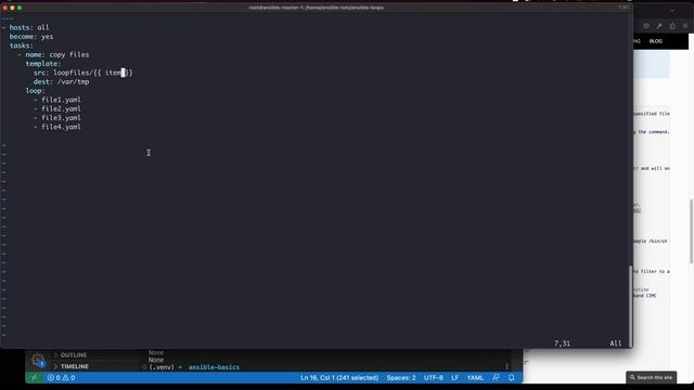 How to run loops in Ansible Playbooks