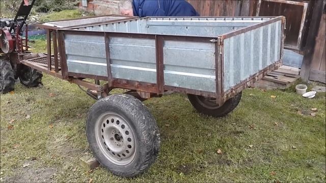 Самодельная тележка для мотоблока