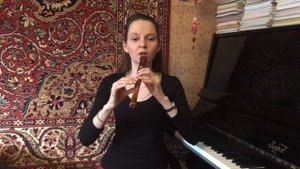 Моцарт - Вальс для блокфлейты, медленный темп