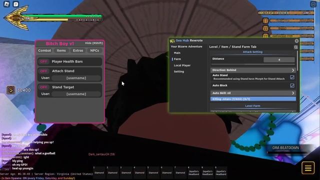 Roblox Script - Your Bizarre Adventure Script | NPC & Item Auto Farm, Auto Quest, ESP & More! смотреть онлайн