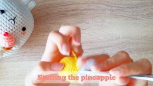 How to crochet a Pineapple | Step by step tutorial | Amigurumi Free Pattern