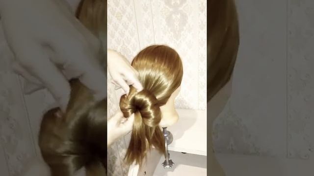 #Бант #пучок #легкаяприческа #прическадлядевочки #прическавшколу #прическазаминуту #вечерняяприческ