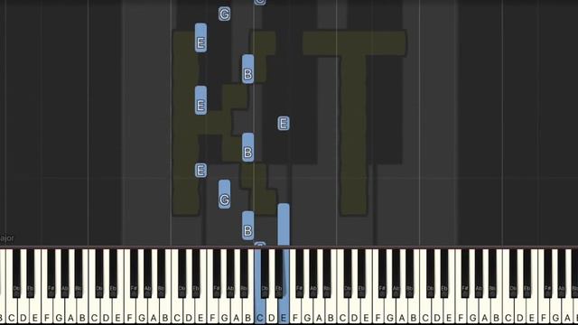 Aria Math [Minecraft Voluma Beta] - Medium Mode [Piano Tutorial] (Synthesia) смотреть онлайн