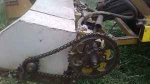 Роторная косилка на минитрактор переделка ч2