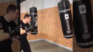 9 раундов работы на мешке по заданию ...