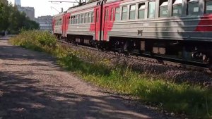 электричка эт2 001 ст. старая деревня