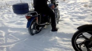 Мопеды что будет если ездить зимой?[снег?-не не слышали]