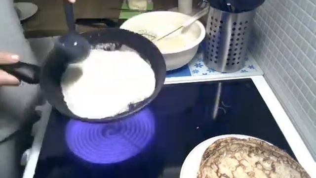 Блины, blini, lettuja, pankakes - timelapse смотреть онлайн
