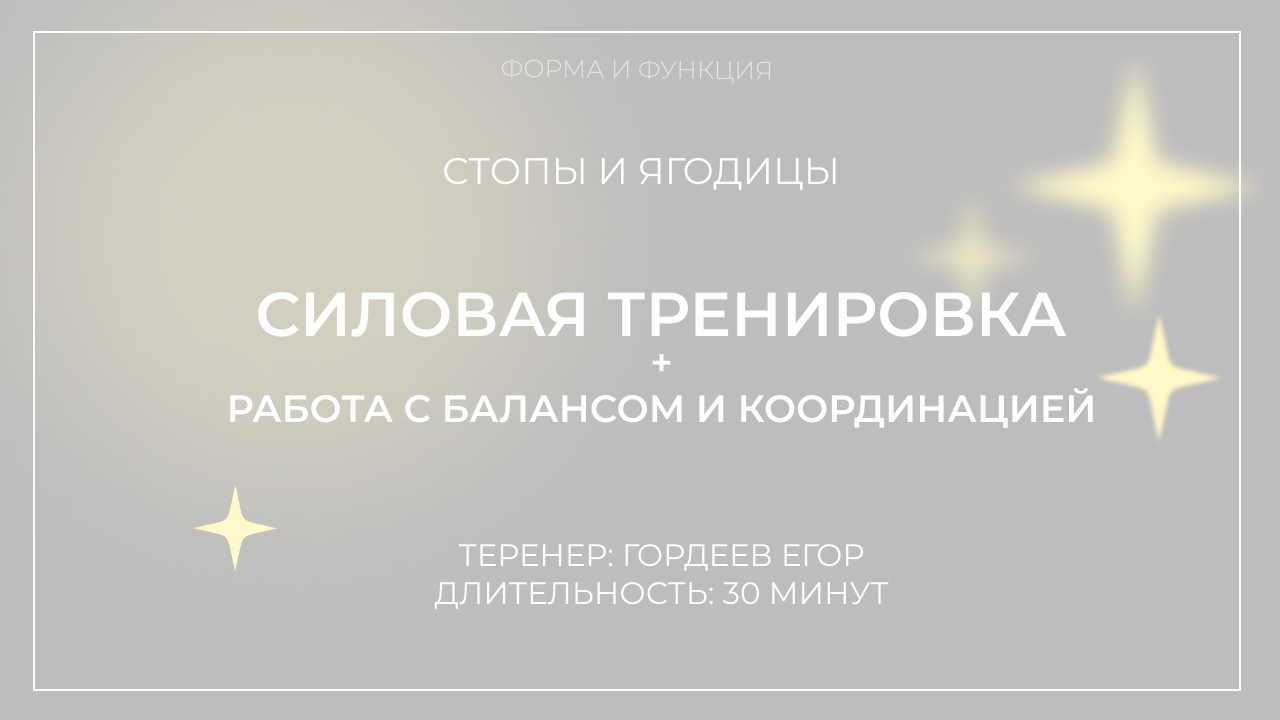Силовая тренировка