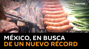 ??? ¡En llamas! Los mexicanos intentan romper el récord Guinness de la mayor parrillada simultáne