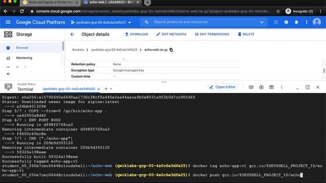 Qwiklabs   Build and Deploy a Docker Image to a Kubernetes Cluster