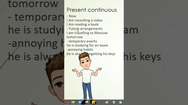 время present continuous (progressive) в английском языке,когда использовать #английский #грамматик смотреть онлайн