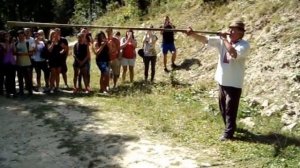 Гуцульская Трембита в Карпатах, как она играет