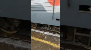 Прибытие пассажирского поезда. Агрыз.