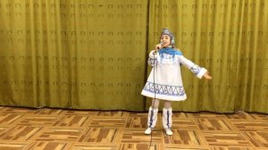 Народный вокал, 6 10 лет,Мелеузовский район, МБОУ ДО ДДЮТ, Хамидуллина Сабина, Зимушка зима