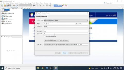 How to connect MySQL database in NetBeans