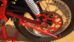 Honda TLM 50 trials bike 1984, classic trials bike, vintage trials bike, twinshock trials bike