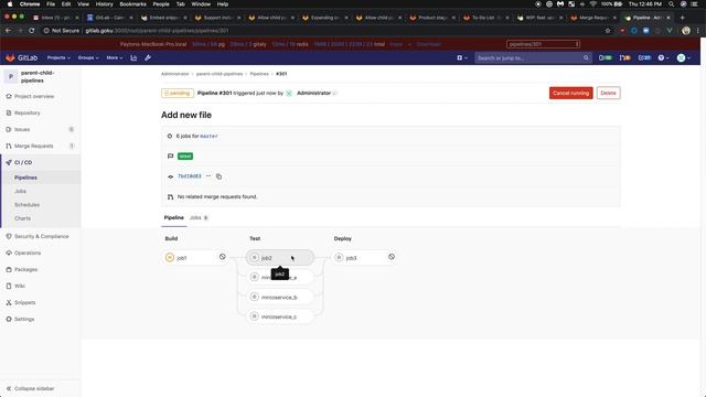 Parent-Child Pipelines feature demo смотреть онлайн