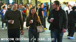 Москва: весёлая пятница в центре города (2021)