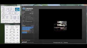 intel i7 2600k 3,4 Asus P8P67 Corsair Vengeance 1600Mhz Cinebench 11.5(HD)