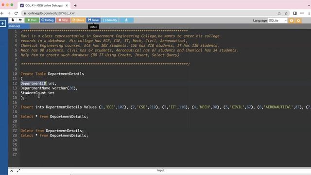 SQL - DBMS (With Practice Questions) | ONE CODE ONE DAY SERIES | EPISODE - 31