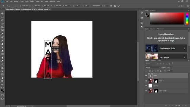 Text Masking Effect in Photoshop 2020 | Adobe Photoshop tutorial 2020 смотреть онлайн