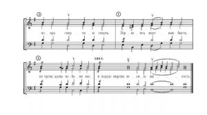 Осмогласие. Глас 3й. Стихира, тропарь, ирмос. Сопрано