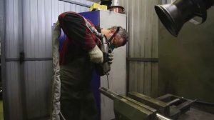 Восстановление штока гидроцилиндра с помощью установки ДИМЕТ | Гидравлик Групп