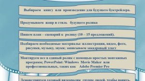 Что такое Буктрейлер.
Осипенко Ирина Петровна
воспитатель
ГБДОУ детский сад № 25 Петродворцового