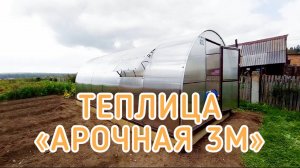 ТЕПЛИЦА  АРОЧНОЙ ФОРМЫ, ШИРИНА 3 МЕТРА