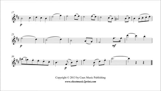 Popp : Study in B minor, Op. 387 for Flute - Grade 4 смотреть онлайн