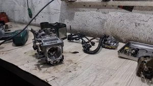Паджеро 3 4м41 белый густой дым из выхлопной трубы, долгий запуск двигателя.