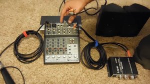 How to Connect the Behringer Mini Fex800 sound effects processor to the Xenyx 802 mixer