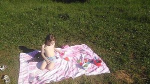 Жаркий день на природе, выходной удался