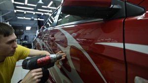 Mitsubishi 10 Evolution винил на авто