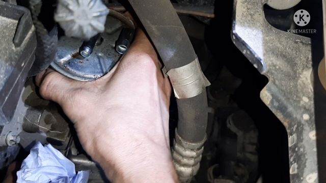 Mercedes Vito, дизель 2.2 фильтр топливный замена. смотреть онлайн