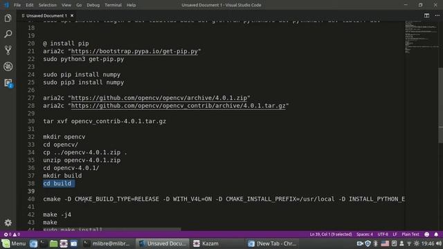 How to install OpenCV 4 with python 3 on Ubuntu 18.04, Linux Mint 19