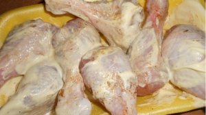 Куриные ножки с рисом в рукаве