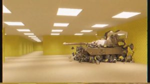 Tank in the backrooms