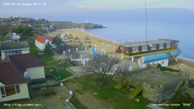 Беседки, Щёлкино, 15.02.2015, ч.2 - видео с веб-камеры 4 смотреть онлайн