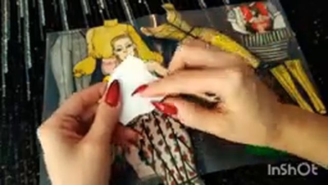 КАК КРЕПИТЬ ОДЕЖДУ ? бумажные куклы ? paper dolls ?#бумажныекуклы #бумажныймир