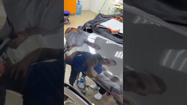 Тест пленки полиуретановой плёнки XPRO PPF на самовосстановление и гидрофоб